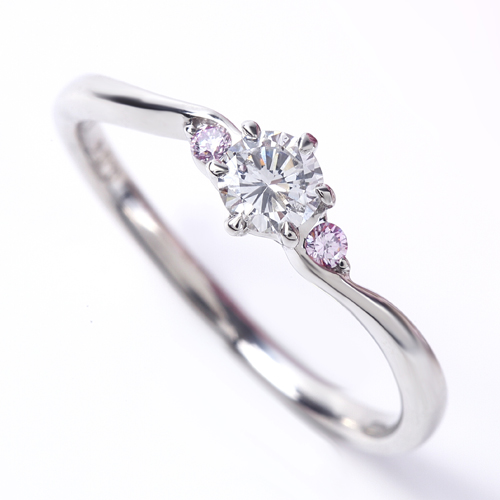 プラスター エンゲージリング (婚約指輪) プラチナ ダイヤモンド