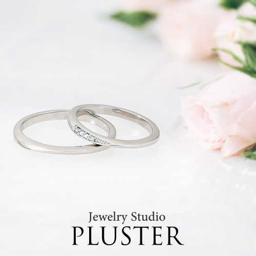 プラスター マリッジジリング (結婚指輪) プラチナ ダイヤモンド JC 2660 L／M