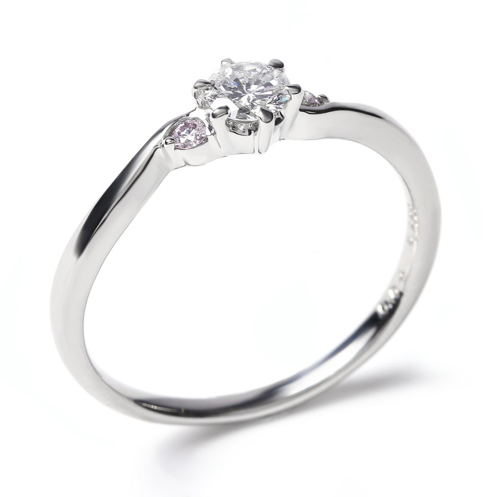 プラスター エンゲージリング (婚約指輪) プラチナ ダイヤモンド